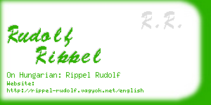 rudolf rippel business card